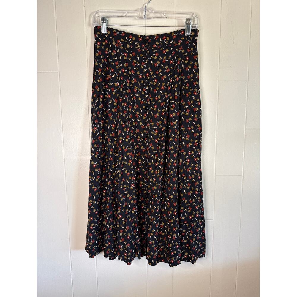 Vintage Jay Peters floral midi skirt